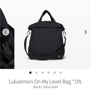 Lululemon On My Level 20L Tote